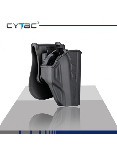 Fondina per pistola CZ P- 10 C Cytac in plimero con doppio sgancio codice cy-tqp10c destra