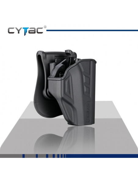 Fondina per pistola CZ P- 10 C Cytac in plimero con doppio sgancio codice cy-tqp10c destra