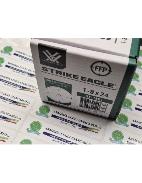 OTTICA STRIKE EAGLE 1-8X24 FFP EBR-8 MOA RETICLE FIRST FOCAL PLANEVORTEX Optic  SE-1801