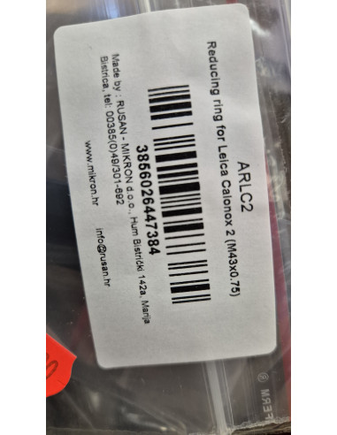 Anello per adattatore modulare Rusan per ottiche notturne termico universale e Leica Calonox 2 M43x0.75 con chiave di smontaggio