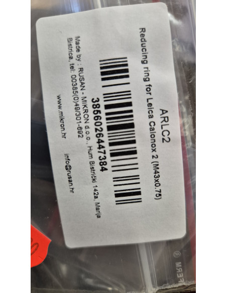 Anello per adattatore modulare Rusan per ottiche notturne termico universale e Leica Calonox 2 M43x0.75 con chiave di smontaggio