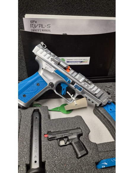 Canik Rival SFX S Full Metal 5” custom blu calibro 9x19