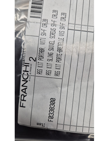 Attacchi per cinghia bretelle Kit Franchi portabretella per sovrapposto con viti calibro 20 codice F0338300