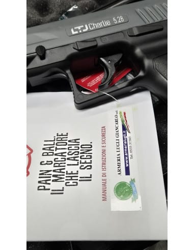 PB BRAVO 5.28 CHIARLIE PISTOLA PAINTBALL DA DIFESA PERSONALE  E ALLENAMENTO CALIBRO .50 CON CARICATORE SOTTO LA CANNA