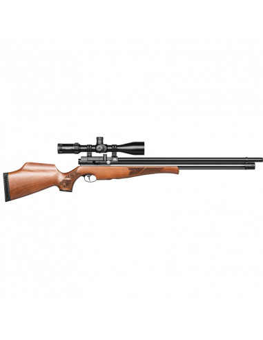 Carbina Air Arms pcp precompressa 10 colpi calibro 5, 5 in legno modello S510 XS in legno faggio 48 joule