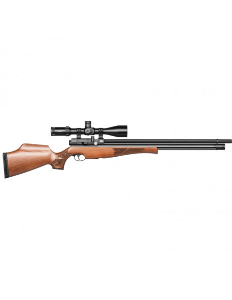 Carbina Air Arms pcp precompressa 10 colpi calibro 5, 5 in legno modello S510 XS in legno faggio 48 joule