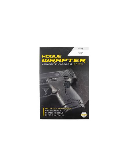 HOGUE Wrapter Adhesive Grip Impugnatura adesiva per GLOCK modelli 19 ,44 gen 5  (Heavy Grit) 17279