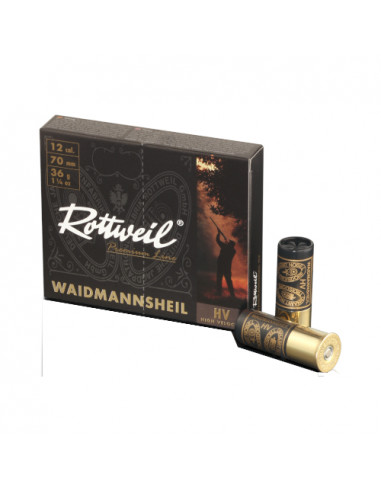 Cartucce a pallini Rottweil Magnum calibro 12 camerato 76 3,0 mm piombo numero