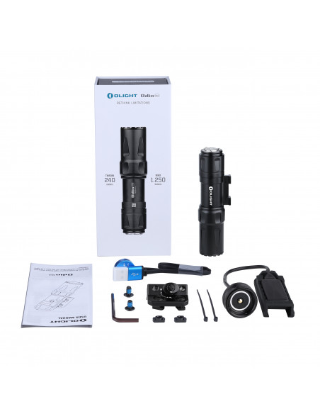 Pile Torce per armi Olight Odin Mini Torcia per Autodifesa 1.250 Lumen codice P30632939