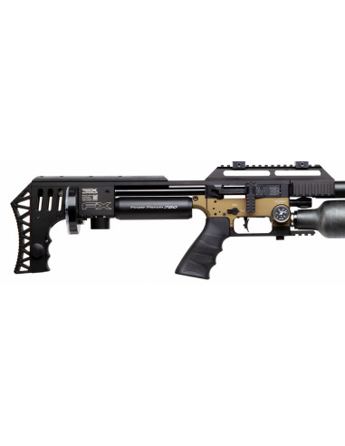 Carabina PCP FX AIRGUNS IMPACT M3 POWER PLENUM 720 SNIPER BRONZE CALIBRO 6,35 700 MM