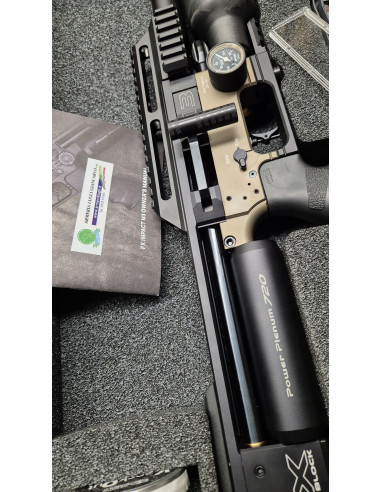 Carabina PCP FX AIRGUNS IMPACT M3 POWER PLENUM 720 SNIPER BRONZE CALIBRO 6,35 700 MM