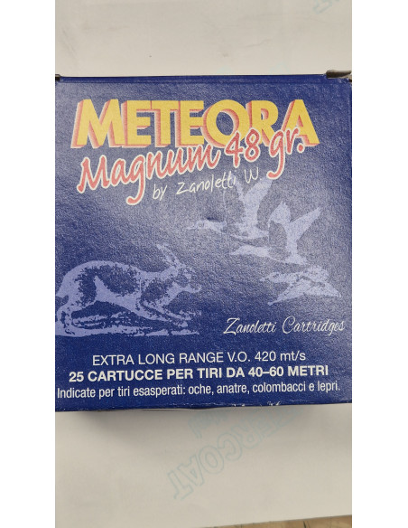 Cartucce Metora Zanoletti Magnum 48 grammi piombo 5 calibro 12  76