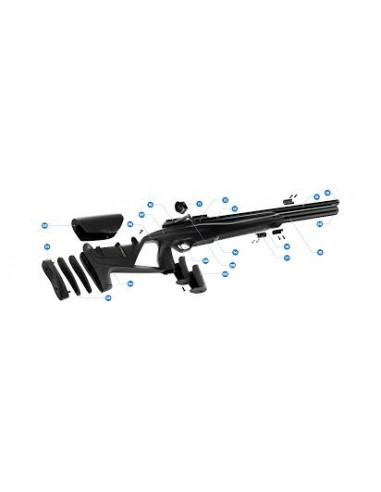 Carabina PCP Calibro 5,5 22 Stoeger Airguns XM1 Ranger 7,5 j potente