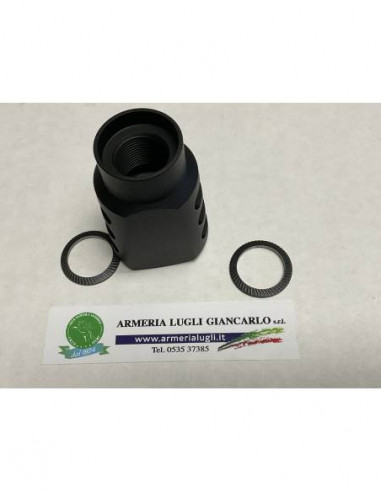 Compensatore per carabine Sabatti armiCompatible con le carabine: ST-18, STR Sport, Tactical EVO, TLD, Urban Sniper Calibro 223