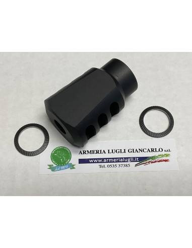 Compensatore per carabine Sabatti armiCompatible con le carabine: ST-18, STR Sport, Tactical EVO, TLD, Urban Sniper Calibro 223