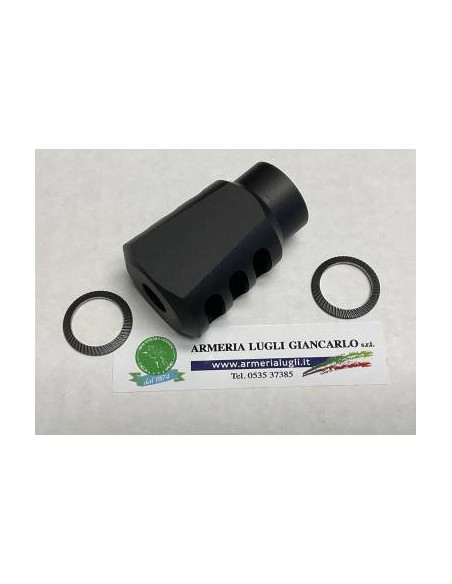 FRENO DI BOCCA COMPENSATORE CARABINE SABATTI ST-18, STR Sport, Tactical EVO, TLD, Urban Sniper diametro 22 calibro 308