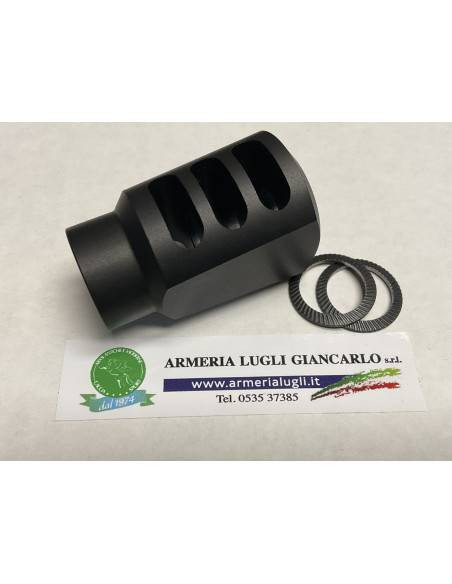 FRENO DI BOCCA COMPENSATORE CARABINE SABATTI ST-18, STR Sport, Tactical EVO, TLD, Urban Sniper diametro 22 calibro 308