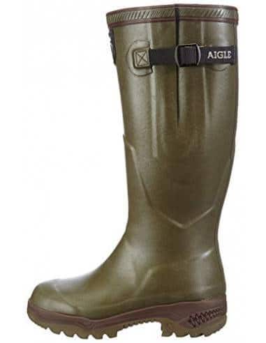 Aigle PARCOURS 2 ISO, Unisex Adults’ Wellington Boots, Green (Kaki), 9 UK (43 EU)
