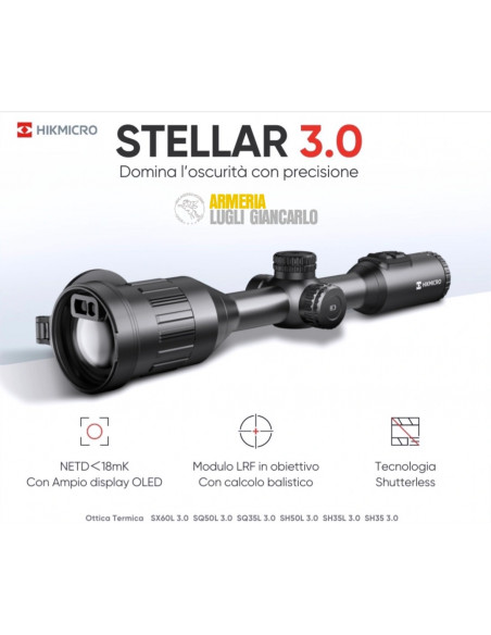 Ottica termica Hikmicro Stellar 3.0 SH50 L
