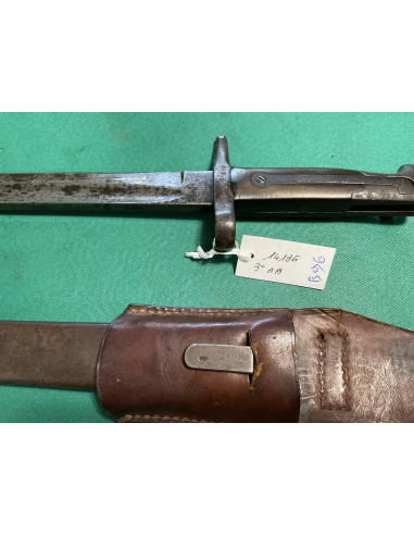 Baionetta Vetterli 1870/87/16 fodero e tasca Austriaci