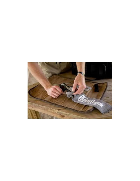 FODERO BIRCHWOOD CALZA PORTA PISTOLA SPORTLOCK IN SILICONE PORTA PISTOLE FINO 8 POLLICI PULIZIA ARMA
