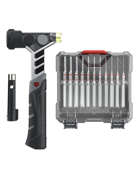 Real Avid Armorer’s Master Hammer and Accu-Punch Standard Pin Punch Set COD: AV-AVAMHAPS ACCESSORI ARMI, ATTREZZI