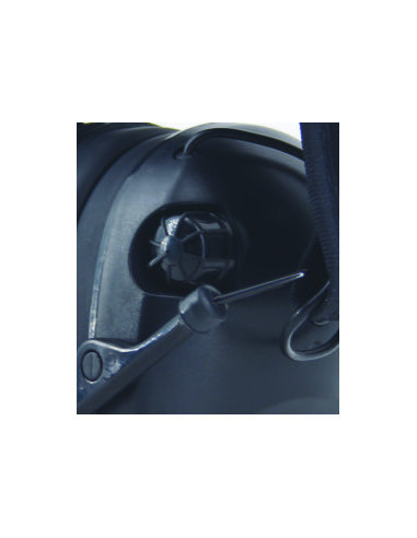 GHOST CUFFIA PIEGHEVOLE ELETTRONICA DA TIRO COLORE NERO LEGGERE