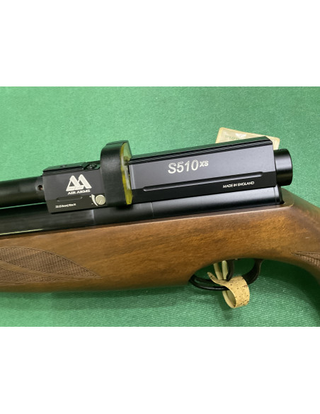 Carabina PCP 10 colpi Air Arms calibro 5,5 modello S510 XS Sporter 250 bar con canna filettata