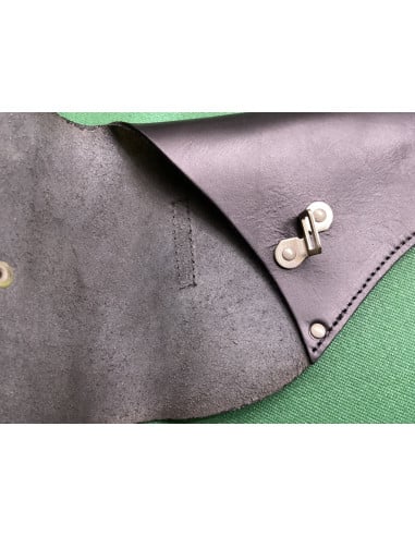 Fondina Radar 95-42 nera in cuoio chiusa per pistole Beretta 92-S