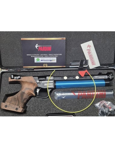 Pistola libera vendita PCP Pardini k12 pistola colore Blucon doppio serbatoio e copricanna colore nero
