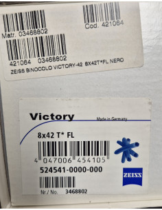 Binocolo Zeiss Victory - 42 8x42 T FL NERO 421064 2