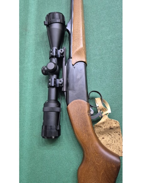 Carabina Baikal  Kipplauf modello IZH18 CALIBRO 222 con ottica Hunter 3-9x42 attacchi anelli Sports Match