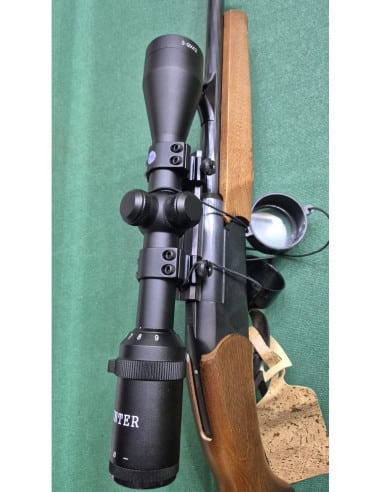 Carabina Baikal Kipplauf modello IZH18 CALIBRO 223 con ottica Hunter 3-9x42 attacchi anelli Sports Match