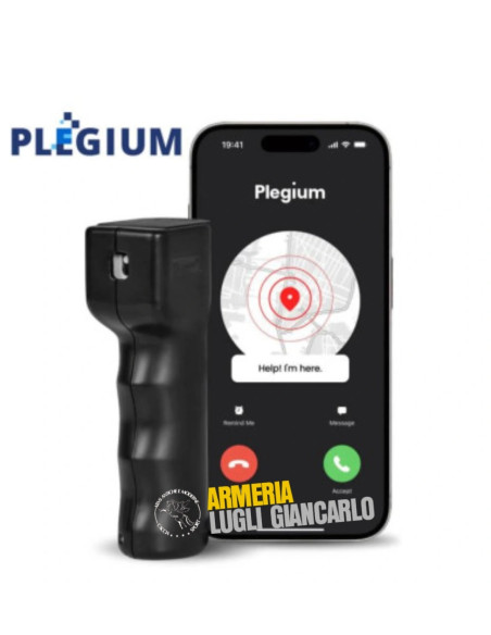 Smart Defense Spray al pepeoroncino Plegium con chiamata diretta  luce led per agressioni difesa personale allarme integrato