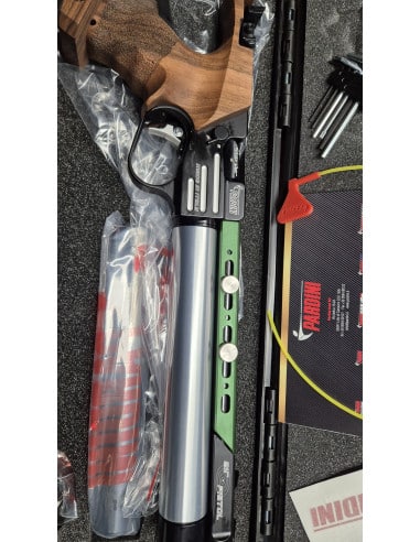 Pistola libera vendita PCP Pardini k12 pistola CALIBRO 4,5 colore grigio secondo serbatoio nero copricanna colore verde oliva