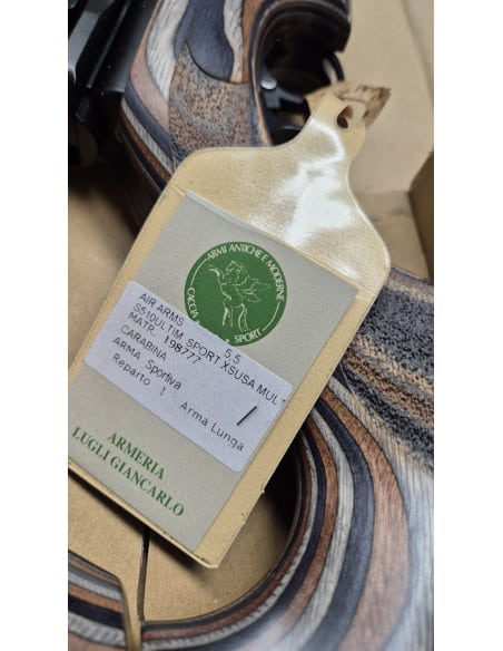 Carabina Pcp AirArms calibro 5, 5 modello S510 Ultimate Sport Xs mULTILAMINARE