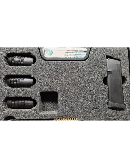 Pistola semiautomatica calibro 9x19 Derya modello MDY9 4' pollici in polimero verde oliva e nera