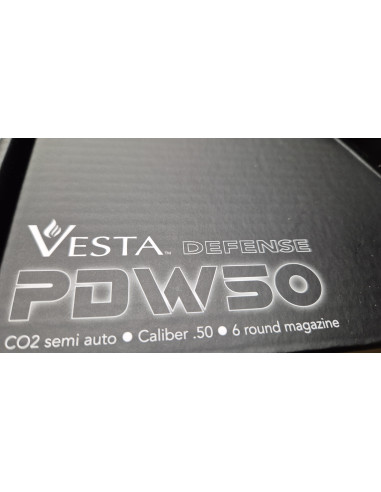 Pistola Vesta PDW50 libera vendita co2 calibro 50 defense colpi in gomma PAINTBALL DA DIFESA E ALLENAMENTO CALIBRO 50 co2