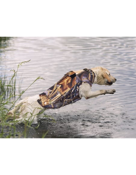 Gilet per cani da caccia e galleggiante mimetico Neopro Canihunt cneoprom Taglia L CNEOPRO 70-7 CM