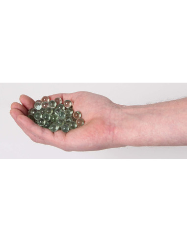 Glass spheres biglie vetro 40 pezzi art 370 sfere vetro per fionde