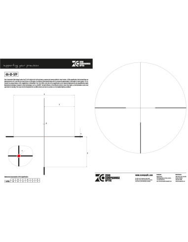 ZCO ZERO COMPROMISE OPTIC CANNOCCHIALE 1,7-12X50 TUBO 36MM RETICOLO 4A-I SFP (600-0300) ZCO ZERO COMPROMISE OPTIC