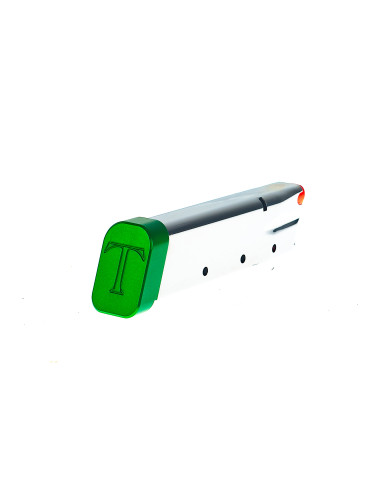 CARICATORE CROMATO CAL.9MM CON PAD UNICA VERDE TANFOGLIO ARMI 05KIU00001