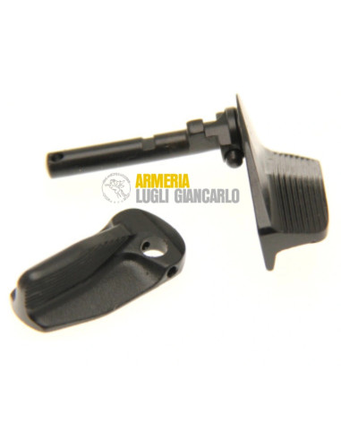SICURA LEVA SCATTO AMBIDESTRA CUSTOM FUSTO ACCIAIO NERA 04FSL00016