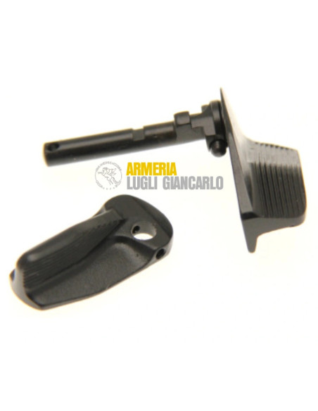 SICURA LEVA SCATTO AMBIDESTRA CUSTOM FUSTO ACCIAIO NERA 04FSL00016