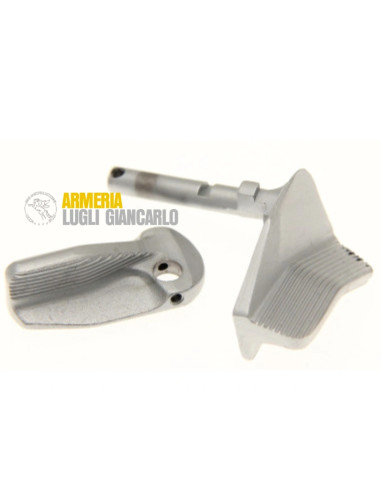 SICURA TANFOGLIO LEVA SCATTO AMBIDESTRA CUSTOM FUSTO ACCIAIO ARGENTO 04FSL00017