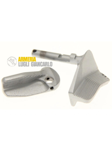 SICURA TANFOGLIO LEVA SCATTO AMBIDESTRA CUSTOM FUSTO ACCIAIO ARGENTO 04FSL00017