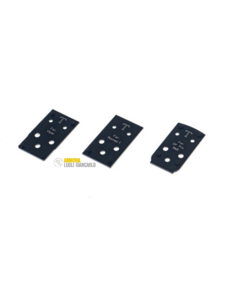 KIT 3 PIASTRINE PER ADATTATORE ATTACCO RED DOT TANFOGLIO 04ADA00003