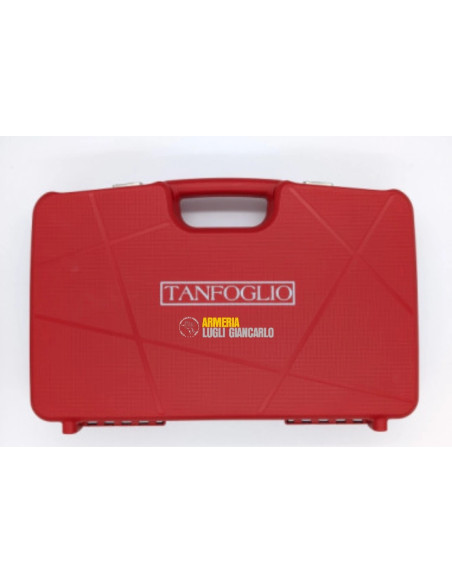 VALIGETTA PORTA PISTOLE CON COMBINAZIONE  TANFOGLIO SPORT ROSSA 2024 38X25,5X6,5CM