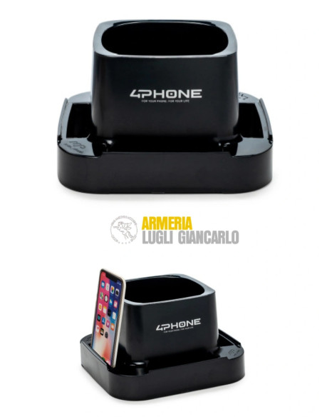 401 Nero 4PHONE: SUPPORTO PER SMARTPHONE E TABLET TEMPO LIBERO RISTORANTI RIUNIONI 4PHONE A40103