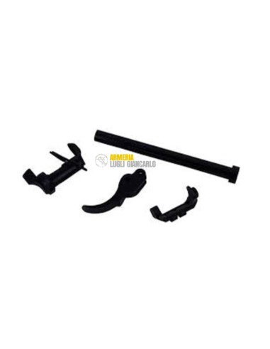Beretta Set Grilletto, Leva Sicura, Asta Portamolla, Gancio Caricatore Serie 92/96/98 E00706 ACCIAO NCOLORE NERO